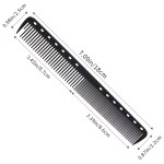 Hair Comb Manufacturer - Black Carbon Fine Cutting Heat Resistant 14 Holes