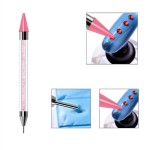 Nail Art Pen Manufacturer - 15cm Double-Head Point Drill Colorful Nail Brush
