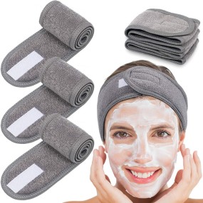Shower Headbands Manufacturer - Magic Tape Bath Wrap Sport Spa Facial Band