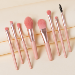 Makeup Brush Set Manufacturer - 8 Pcs Travel Personalized Synthetic Mini Brushes