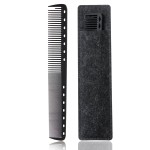 Hair Comb Manufacturer - Black Carbon Fine Cutting Heat Resistant 14 Holes