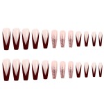 Press on Nails Manufacturer - Artificial Fingernails Coffin Tips Full Cover Supply