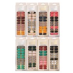 Press on Nails Kit Manufacturer - Custom Matte Leopard Grain Long Coffin False Nails