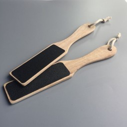 Foot File Manufacturer - Double Sided Wooden Scrubber Callus Remover Dead Skin Exfoliator