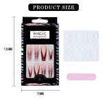 Press on Nails Manufacturer - Artificial Fingernails Coffin Tips Full Cover Supply