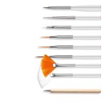 Nail Art Brush Set Manufacturer - 20 Pcs/Set Professional Painting Pen UV Gel Kit
