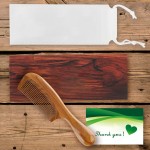 Wooden Comb Set Manufacturer - Natural Green Sandalwood Anti-Static Fine Wide Tooth