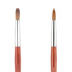 Acrylic Nail Brush Manufacturer - 1PC Redwood Handle 100% Kolinsky Sable Round