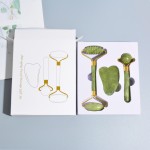 Jade Roller Manufacturer - New High End Gift Slimming Facial Massager Guasha Box