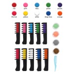 Hair Chalks Comb Set Manufacturer - 10 Color Washable Metallic Glitter for Kids Party