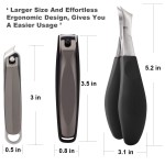 Manicure Pedicure Set Manufacturer - Thick Nails Big Toe-nail Clippers Kit with File