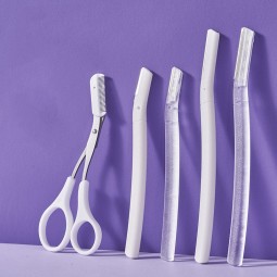 Eyebrow Razor Kit Manufacturer - 5 in 1 Unisex Facial Face Shaver Tweezers Scissors