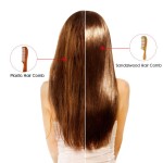 Wooden Comb Set Manufacturer - Natural Green Sandalwood Anti-Static Fine Wide Tooth