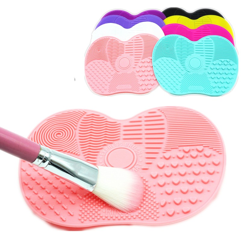 Makeup Brush Cleaner Manufacturer - Silicone Fast Cleaning Mat Multi-Size Textures