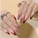 Press on Nails Manufacturer - Artificial Fingernails Coffin Tips Full Cover Supply