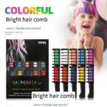 Hair Chalks Comb Set Manufacturer - 10 Color Washable Metallic Glitter for Kids Party