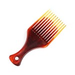 Styling Comb Set Manufacturer - 8 Pcs Amber Heat-resistant Anti-static Mens Hairdressing