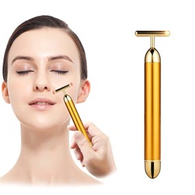 Gold Facial Massager - Vibration Beauty Stick Factory