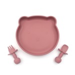 Silicone Dinner Plate - Compartmentalized Design