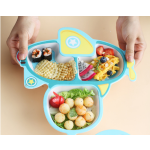 Bamboo Dinnerware Set - Cartoon Animal Design