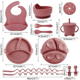 Silicone Tableware Set - Anti-Lost Bowl Factory