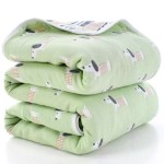 Jacquard Swaddle Blanket - 6 Layer Wrap