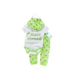 Baby Clothing Set - 3 Piece Cotton Jumpsuit