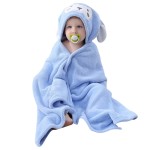 Infant Bathrobe - Coral Velvet Blanket