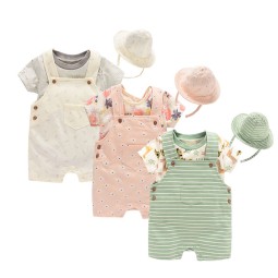 Newborn Jumpsuit - Sleeveless Summer Clothing