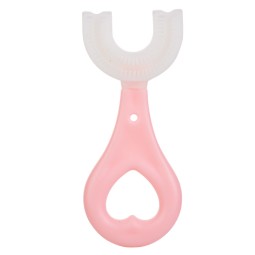 U-Shaped Toothbrush - Soft Silicone Bristles