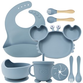 Silicone Plate Set - 9pc Integrated Design