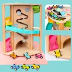 Car Track Toy - Rotating Slide Game