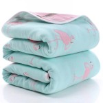 Jacquard Swaddle Blanket - 6 Layer Wrap