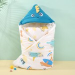 Baby Knitted Bag - Hooded Swaddle Blanket