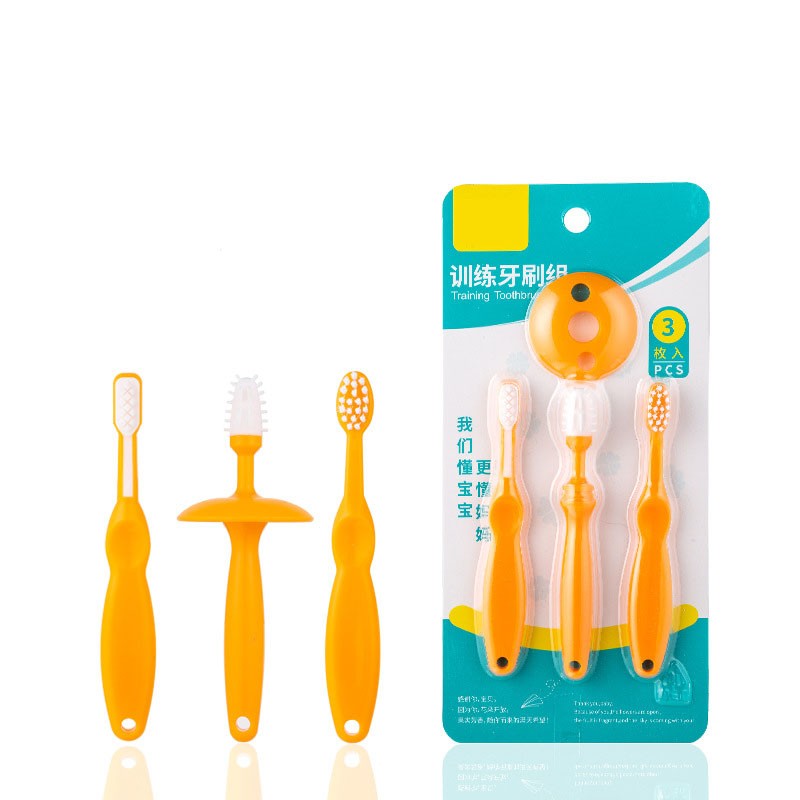 Children Toothbrush Set - Cartoon Soft Bristle