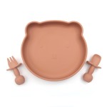 Silicone Dinner Plate - Compartmentalized Design