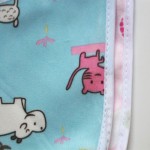 Cotton Baby Bibs - Lace Edge Gauze