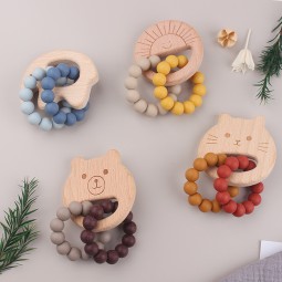 Wood Teether - Whale Shape Design