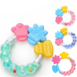 Baby Rattle - Plastic Ring Beads