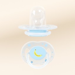Baby Silicone Pacifier - Food Grade with Clip