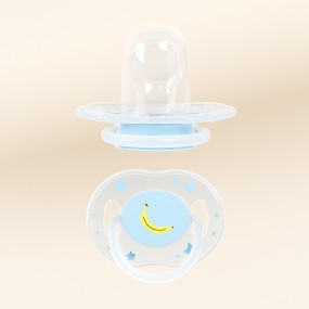 Baby Silicone Pacifier - Food Grade with Clip
