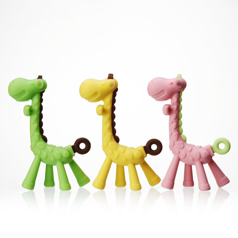 Giraffe Teether - Food Grade Silicone Toy