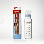 Glass Baby Bottle - 240ml Straight Shape Factory