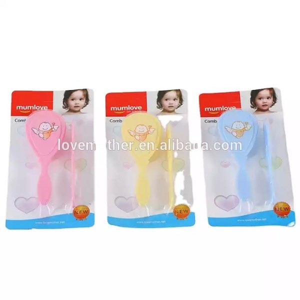 Baby Comb Set - Plastic Brush Massager