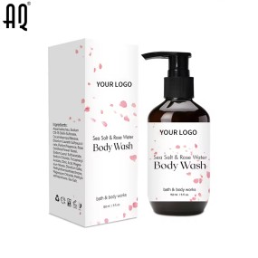 Body Wash Manufacturer - Private Label 100% Natural Rose Oil Shower Gel Whitening Nourishing 150ml