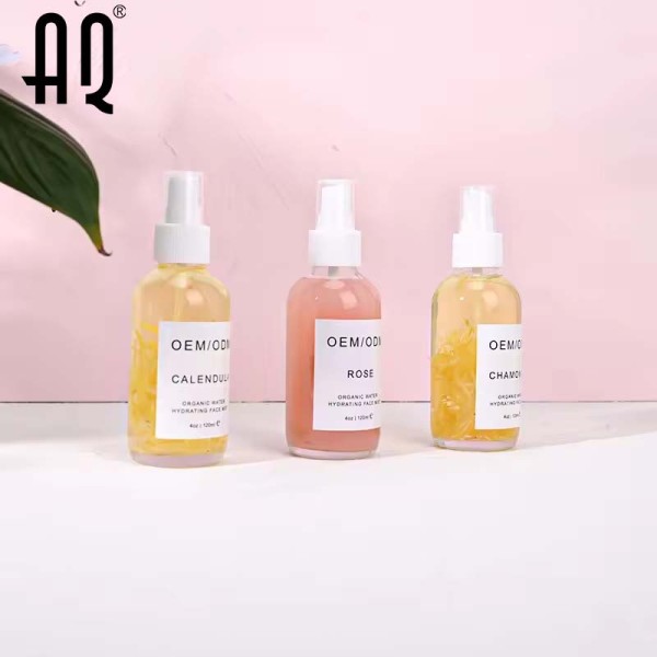 Face Mist Spray Manufacturer - Wholesale Natural Organic Calendula Chamomile Rose Water Hydrating