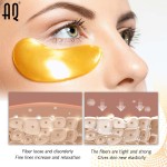 Eye Mask Manufacturer - Factory Supply 24k Golden Helps Fade Fine Lines Dark Circles Moisturizes