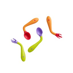 Baby Spoon and Fork Set Manufacturer - BPA Free Toddler Feeding Training Silicone