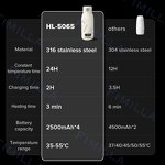 Electric Kettle Manufacturer - 2025 New USB Rechargeable Portable Mini for Car Travel