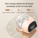 Wearable Breast Pump Manufacturer - 200ML BPA Free 3 Modes 9 Levels Portable Wireless Hands Free